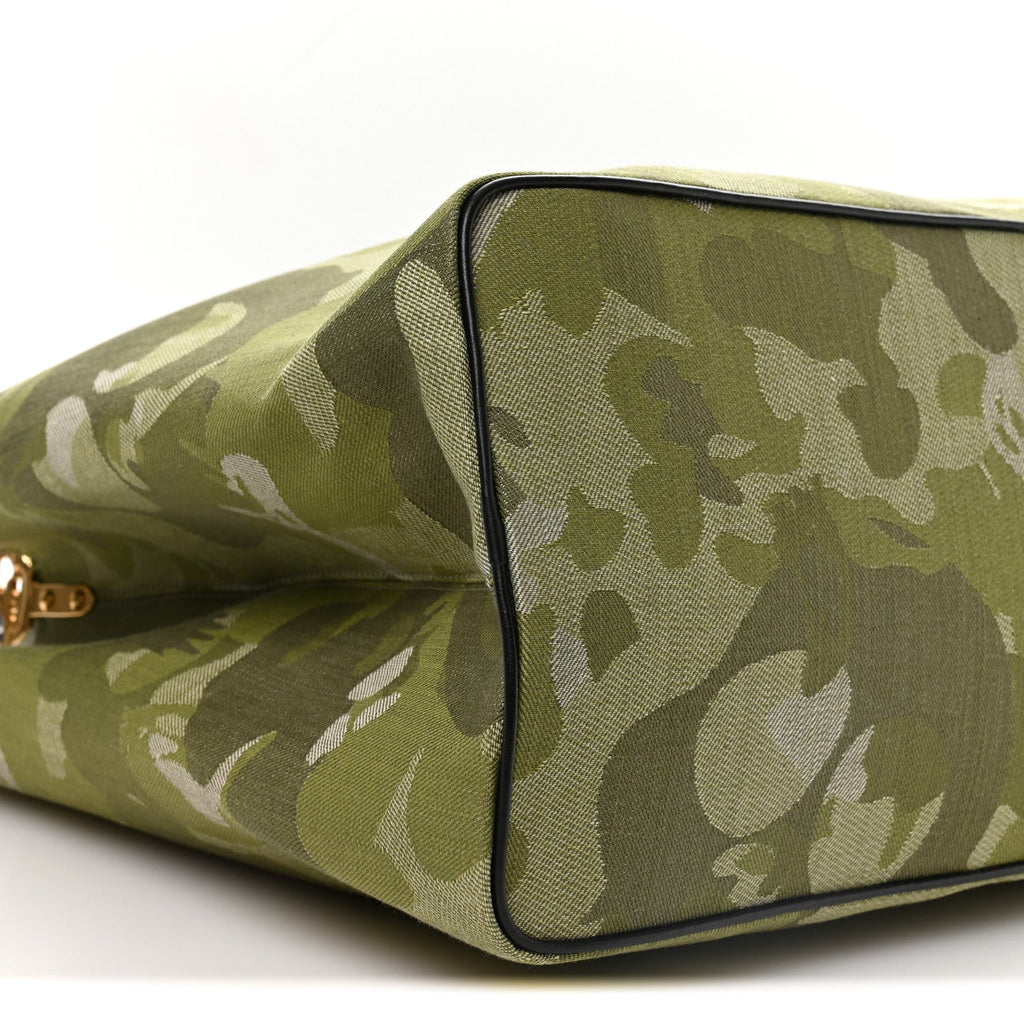 LV X TM Washed Denim Artycapucines Camouflage XXXL Khaki