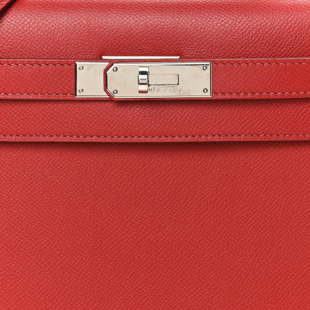 Epsom Kelly Sellier 28 Rouge Casaque