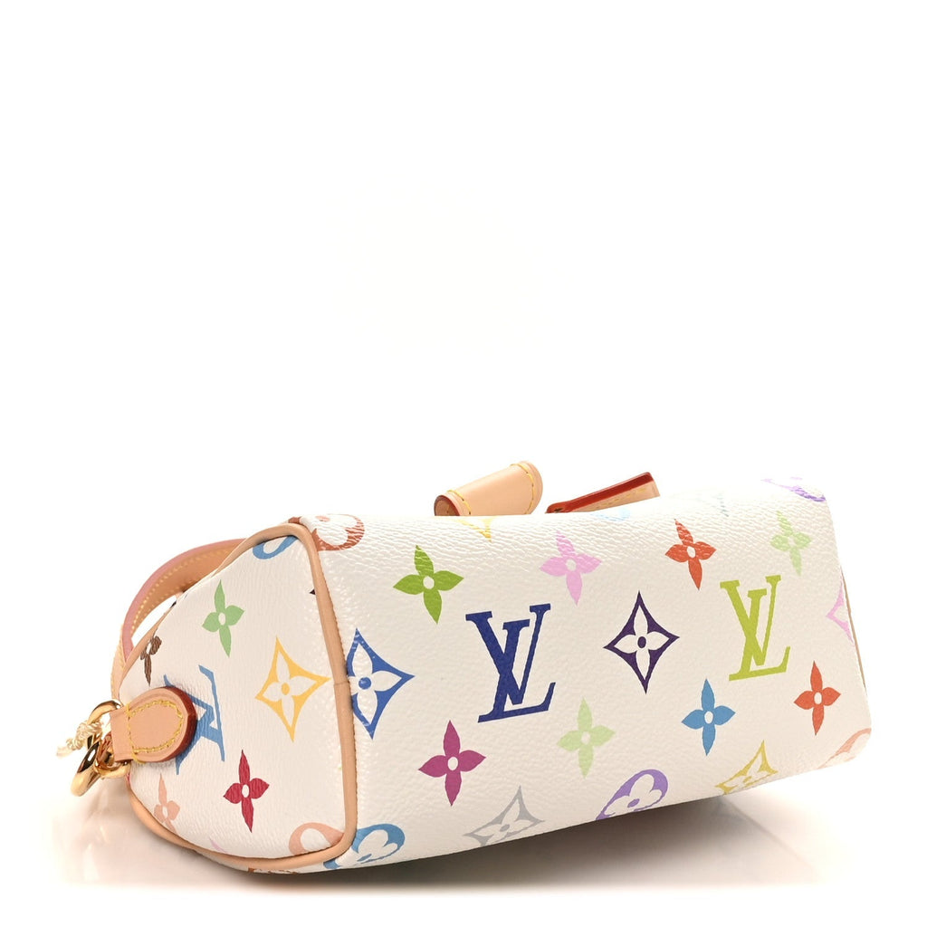 LV X TM Monogram Multicolor Nano Speedy White