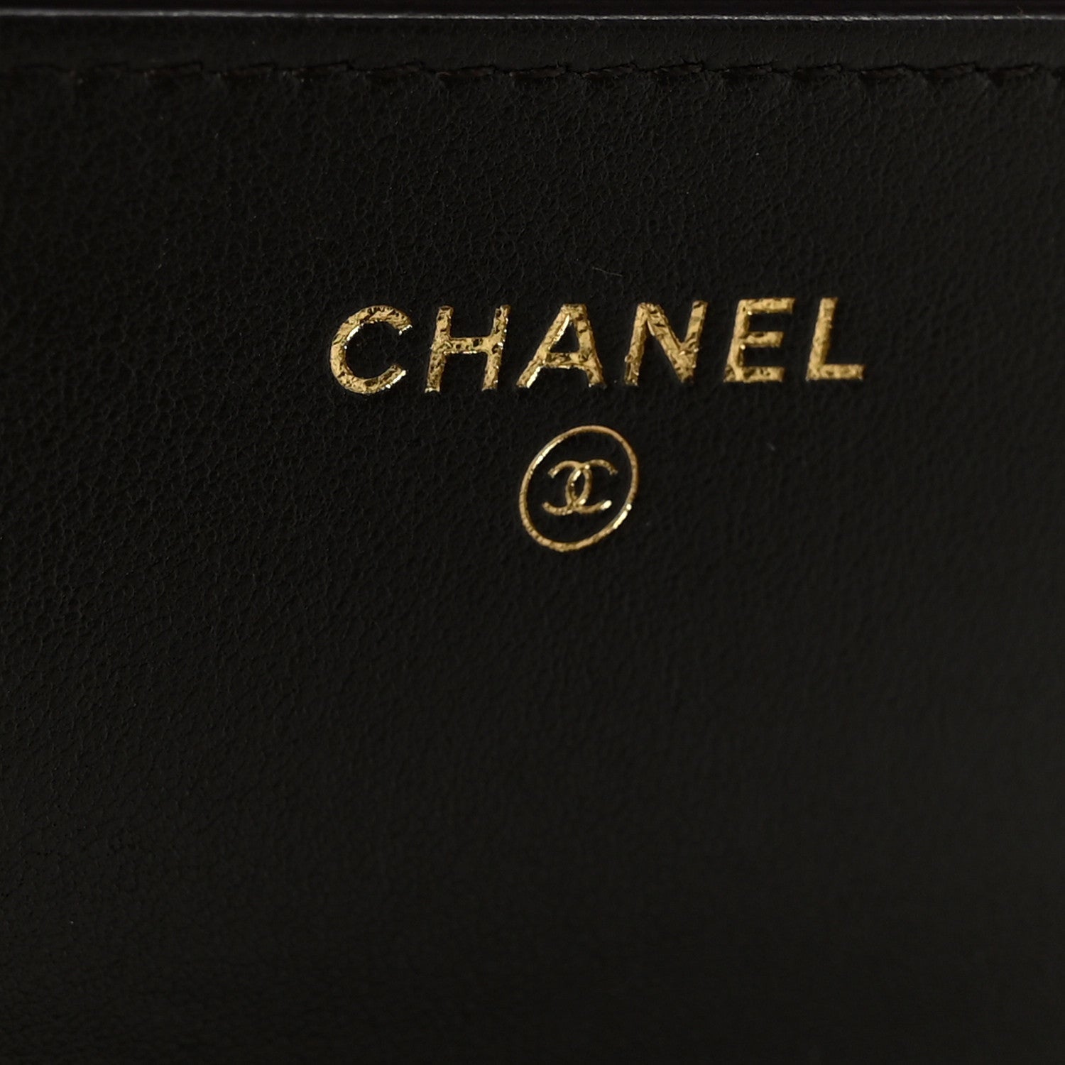 Lambskin Quilted Chanel 19 Wallet On Chain WOC Dark Brown