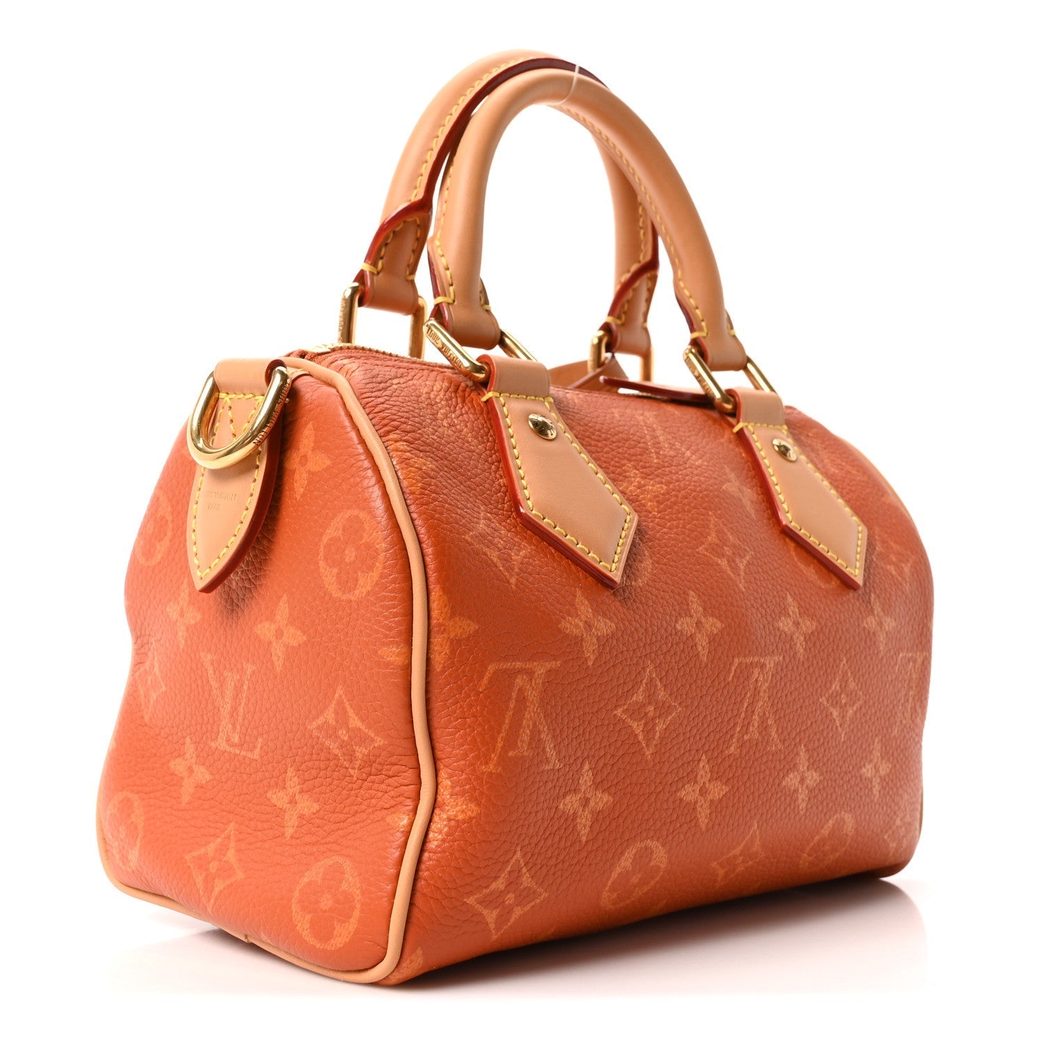 Calfskin Monogram Speedy P9 Bandouliere 20 Ochre