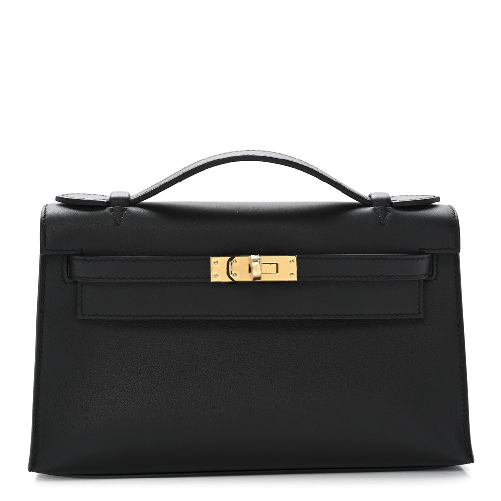 Swift Kelly Pochette Clutch Black