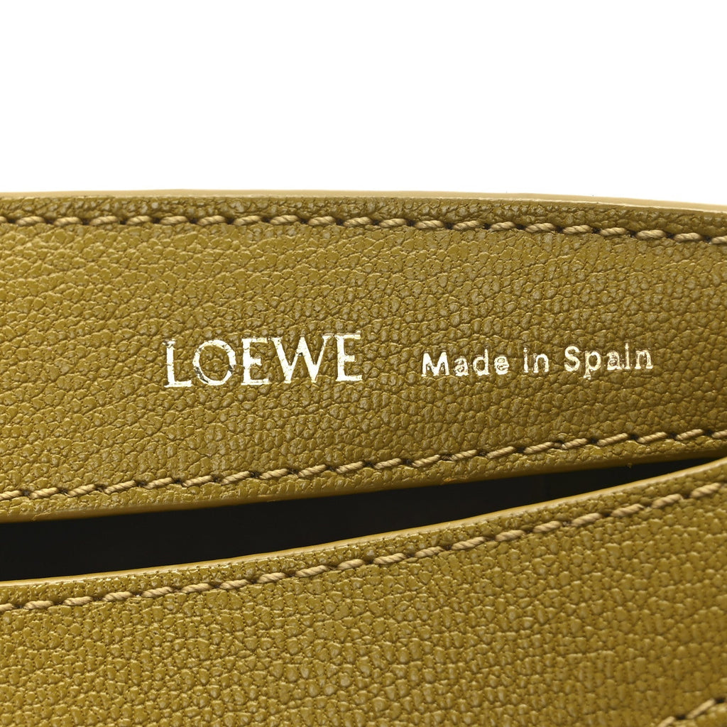 Satin Calfskin Jacquard Small Luna Bag Ochre