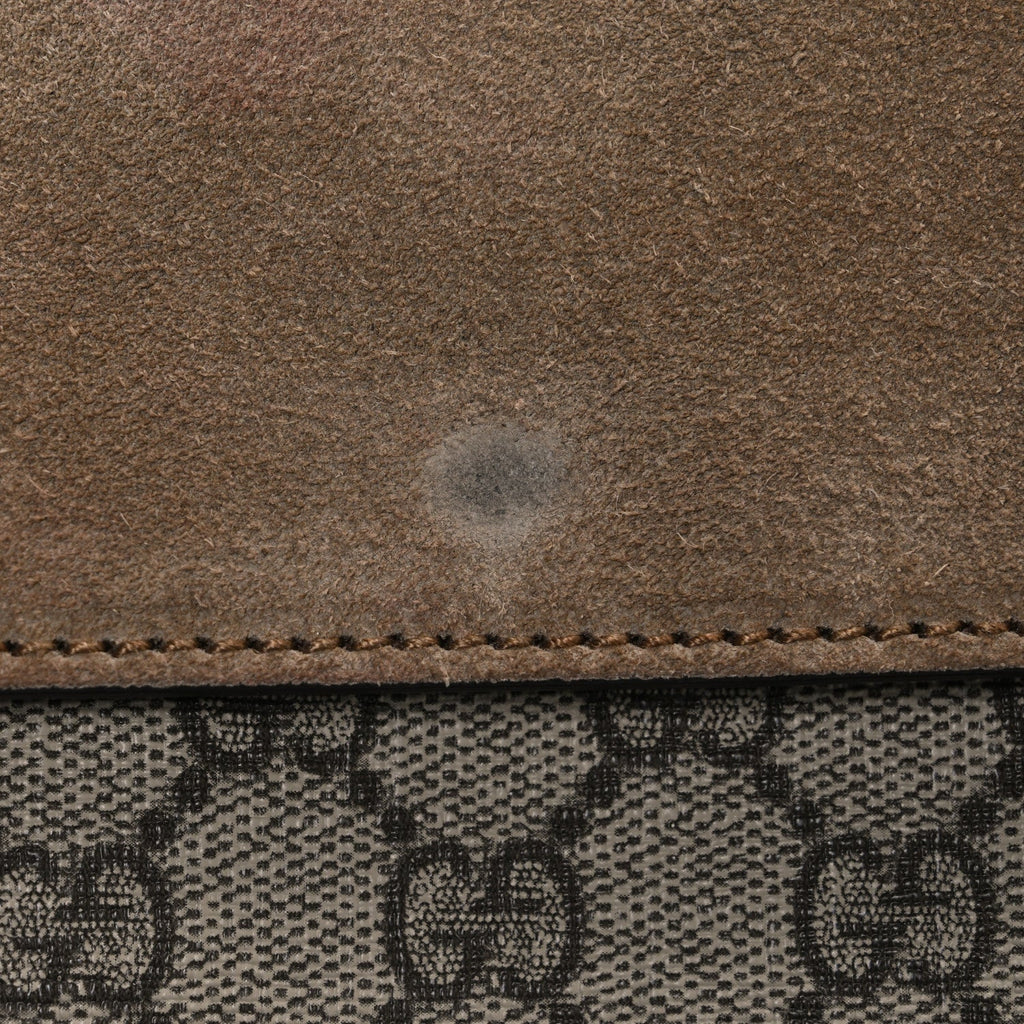 GG Supreme Monogram Medium Dionysus Shoulder Bag Taupe