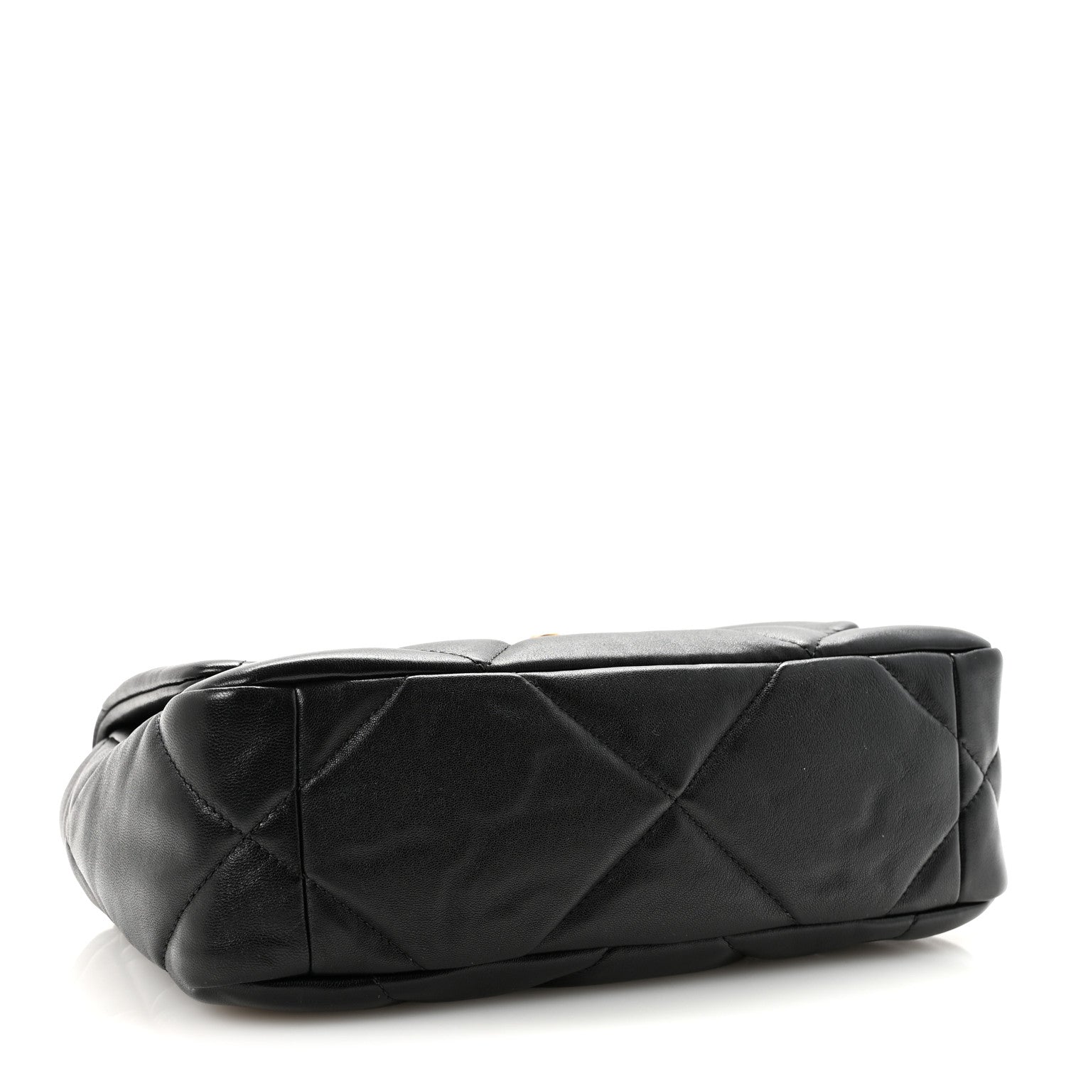 Lambskin Quilted Medium Chanel 19 Flap Black