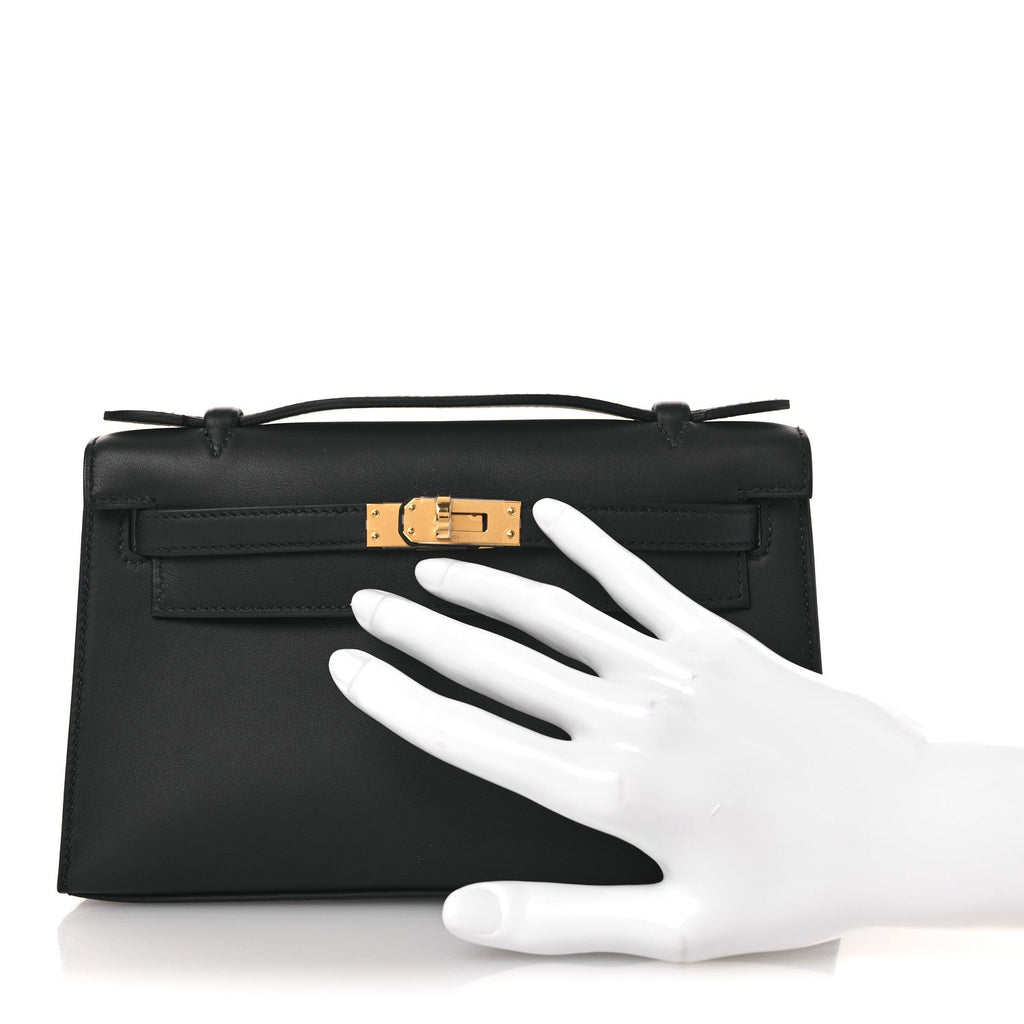 Swift Kelly Pochette Clutch Black