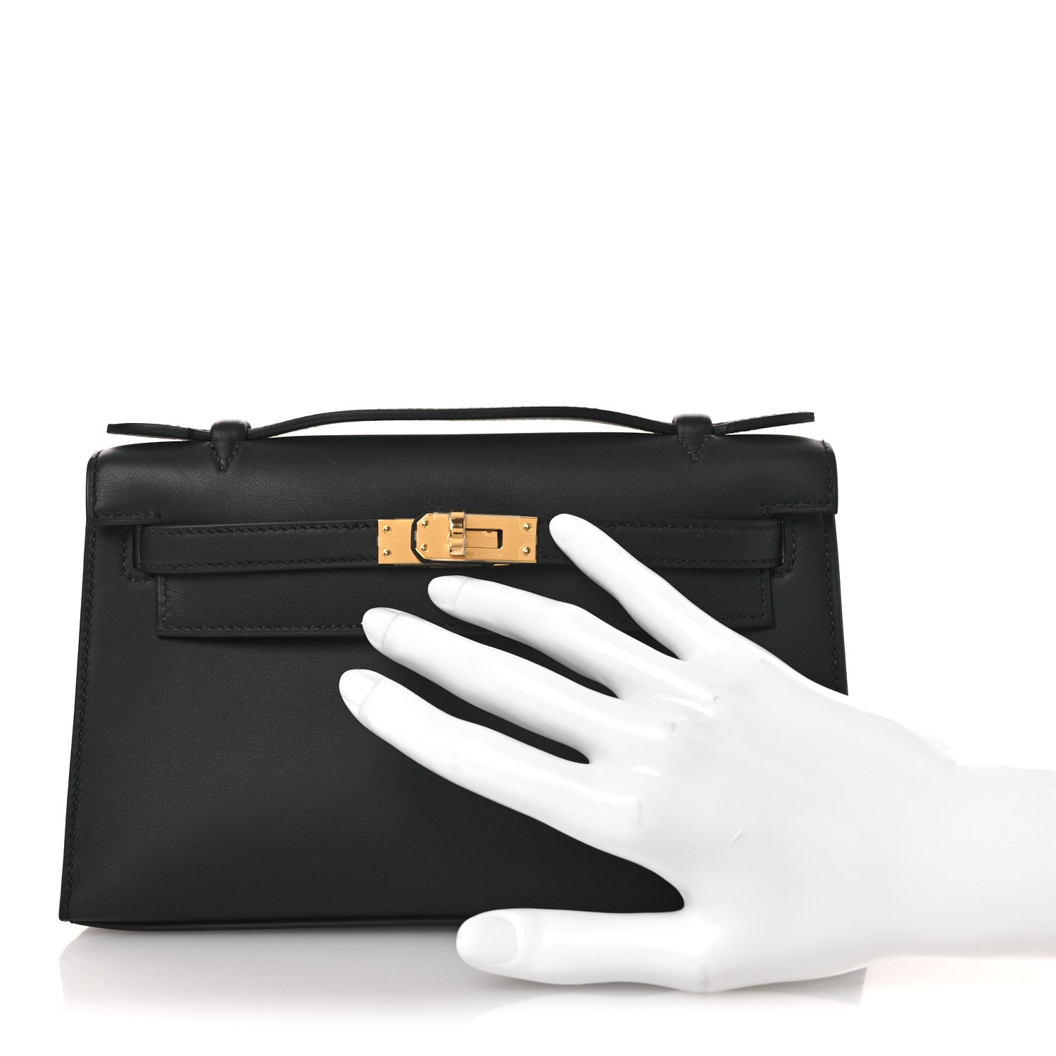 Swift Kelly Pochette Clutch Black