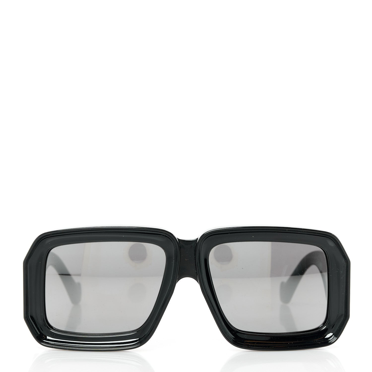 Acetate Paula's Ibiza Dive In Mask Sunglasses LW40064U Black Silver
