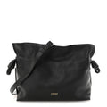 Nappa Medium Flamenco Knot Bag Black