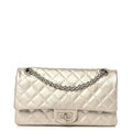Metallic Lambskin Quilted 2.55 Reissue 225 Flap Silver