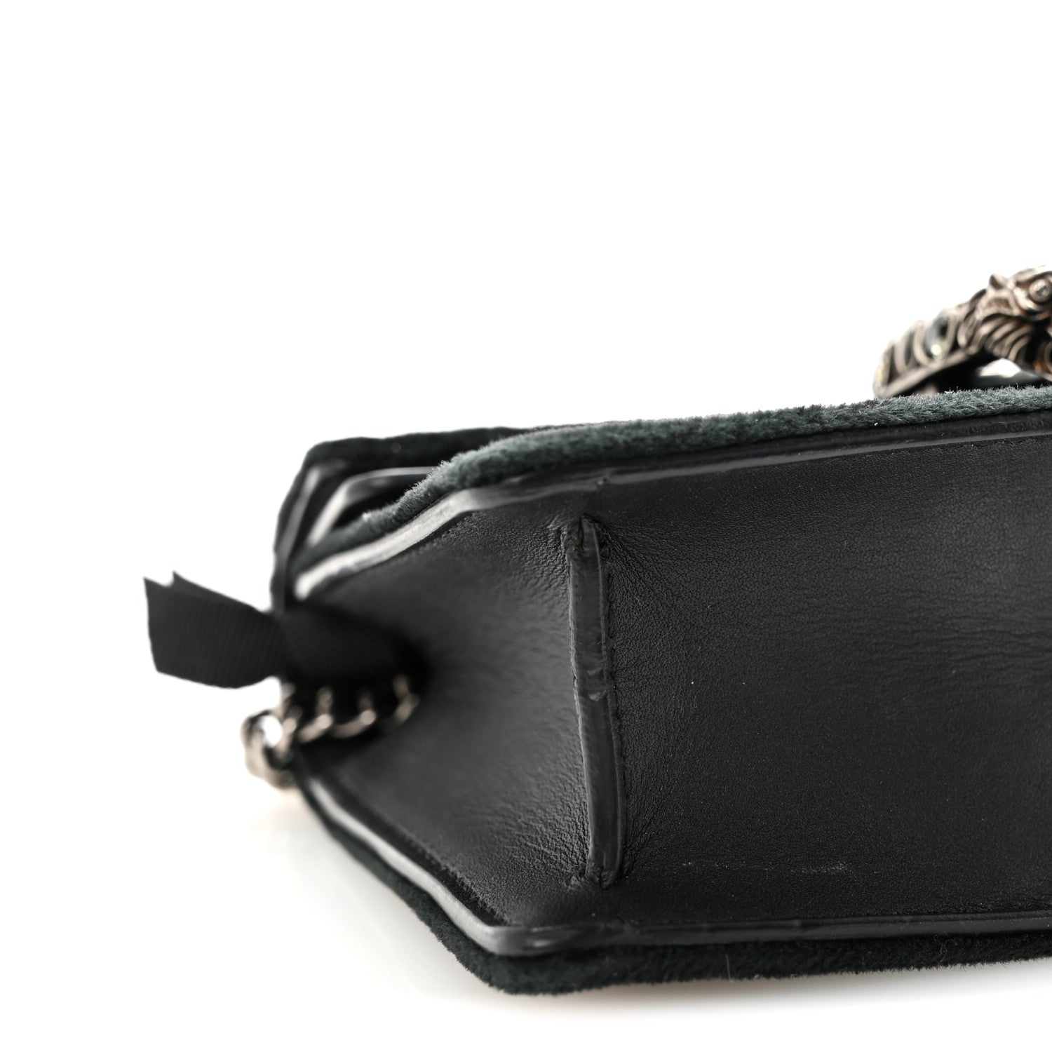 Velvet Super Mini Dionysus Shoulder Bag Black