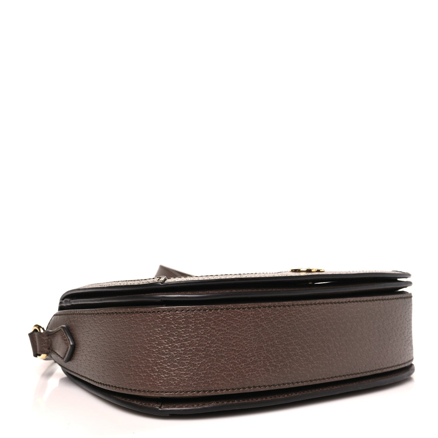 GG Supreme Monogram Web Small Ophidia Flap Messenger Bag Brown