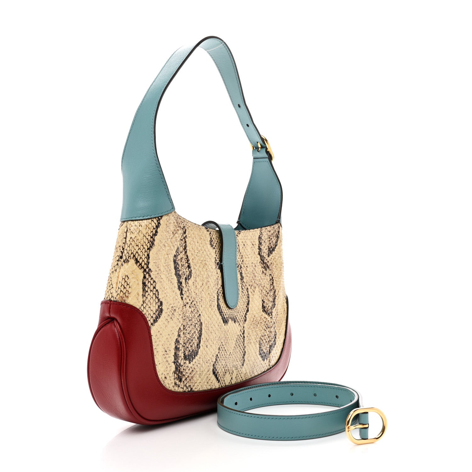 Snakeskin Calfskin Jackie 1961 Hobo Multicolor