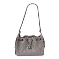 Caviar Quilted Mini Chanel 25 Handbag Dark Grey