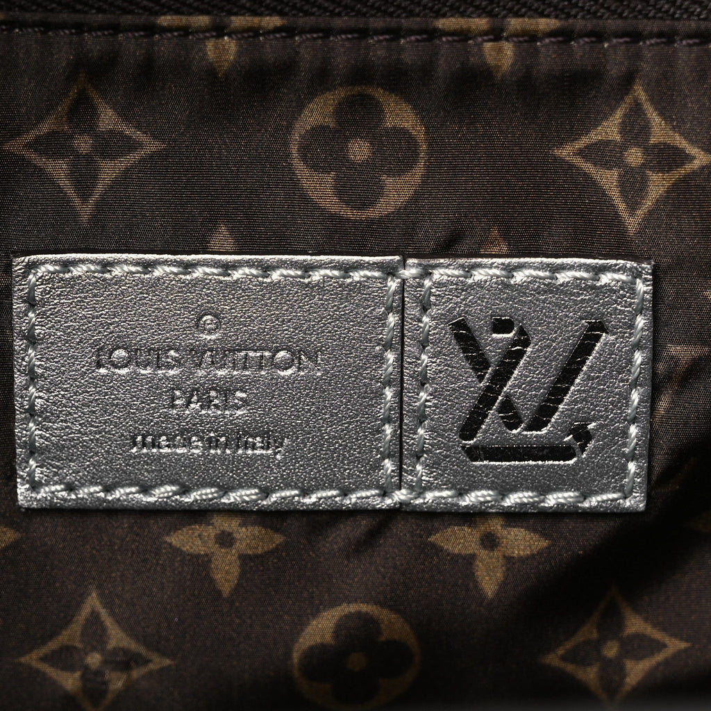 Econyl Monogram Pillow Giant Onthego GM Silver