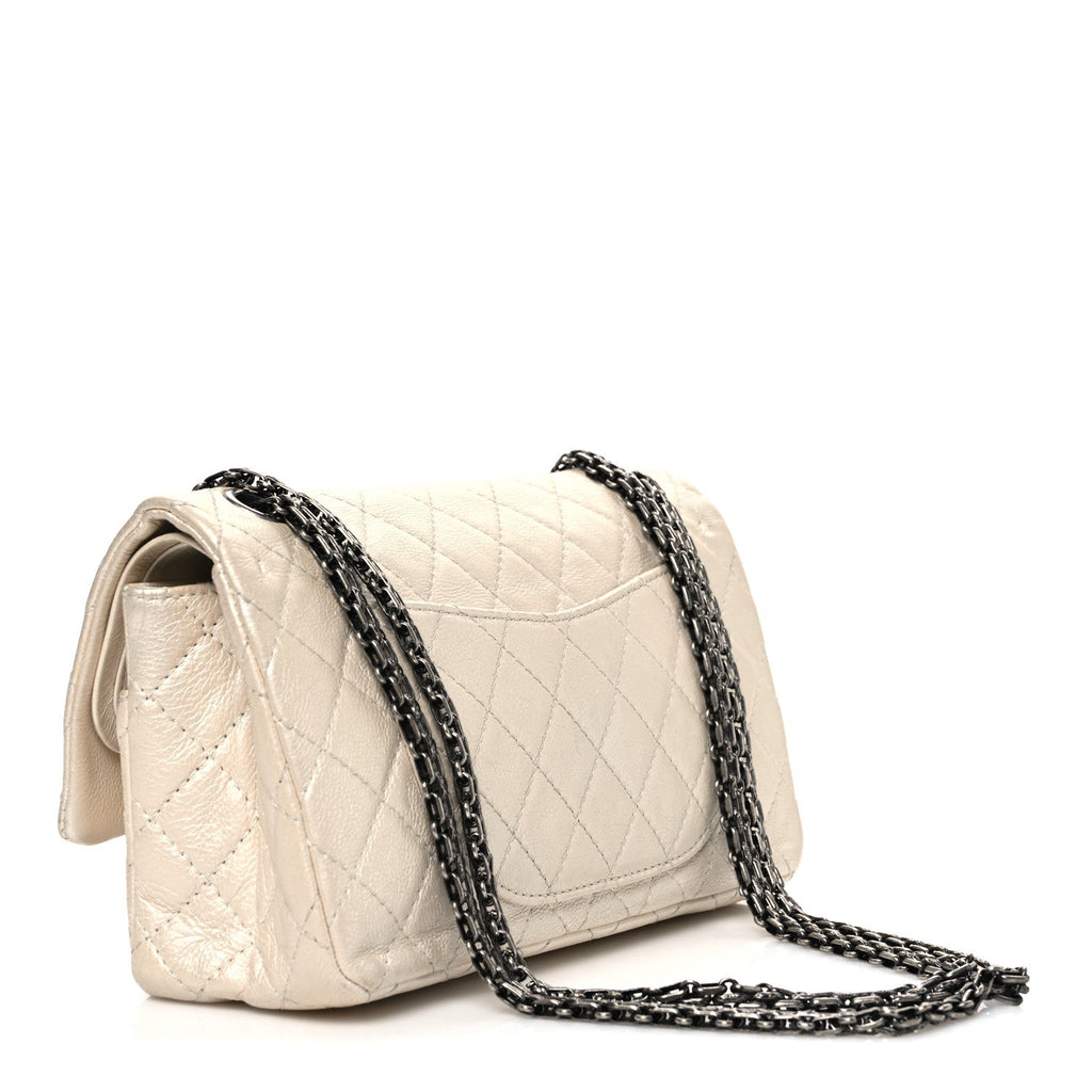 Aged Calfskin Lucky Charms 2.55 Reissue 225 Flap Ivory
