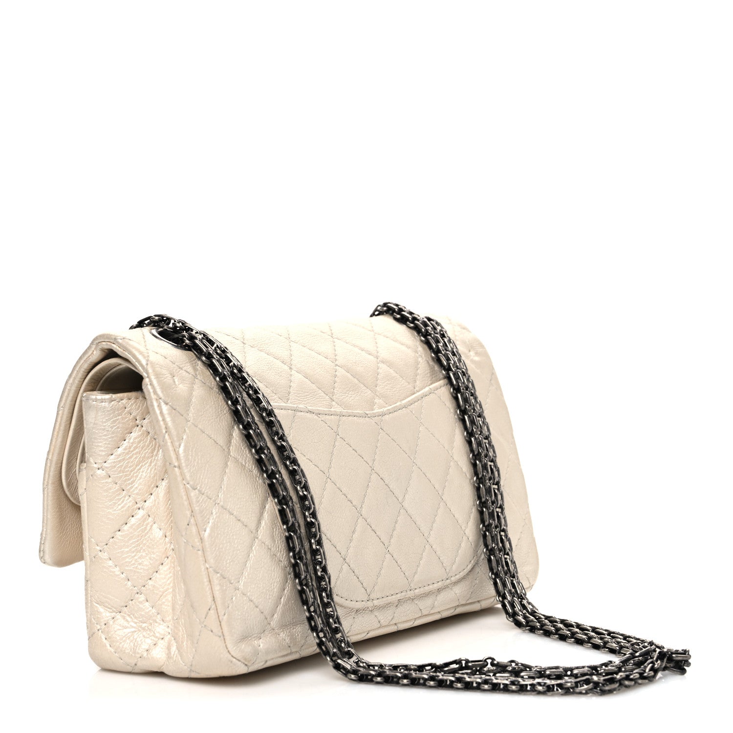 Aged Calfskin Lucky Charms 2.55 Reissue 225 Flap Ivory
