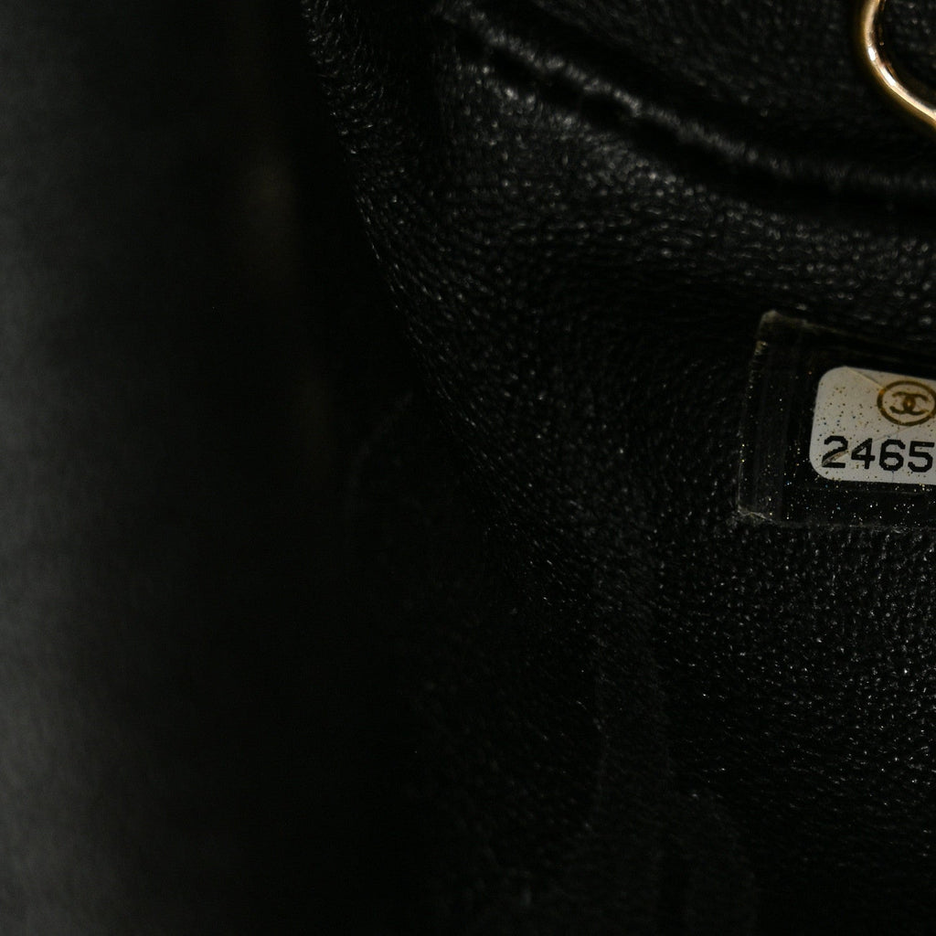 Caviar Quilted Business Affinity Backpack Black