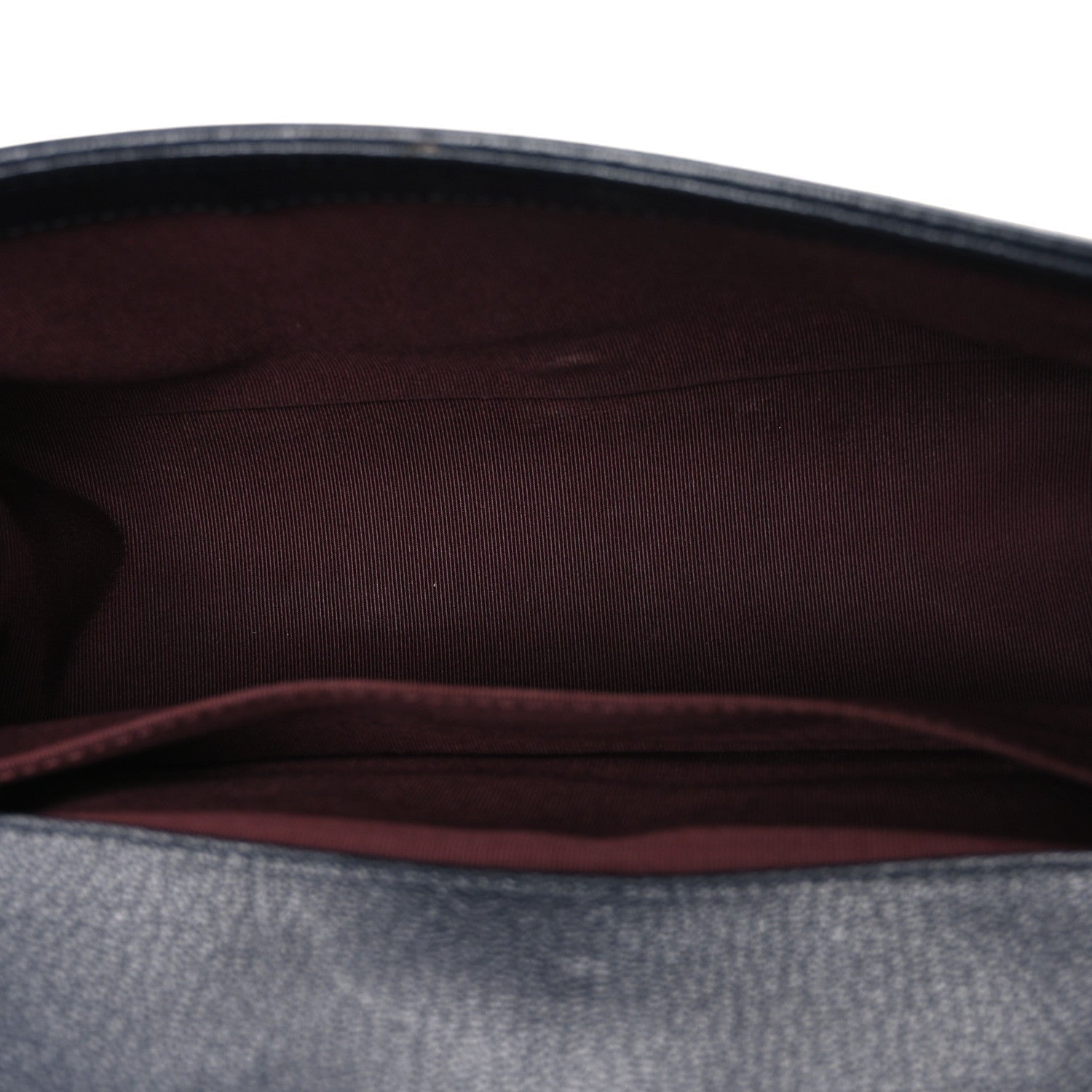 Goatskin Quilted Patent Medium Duo Boy Flap Black