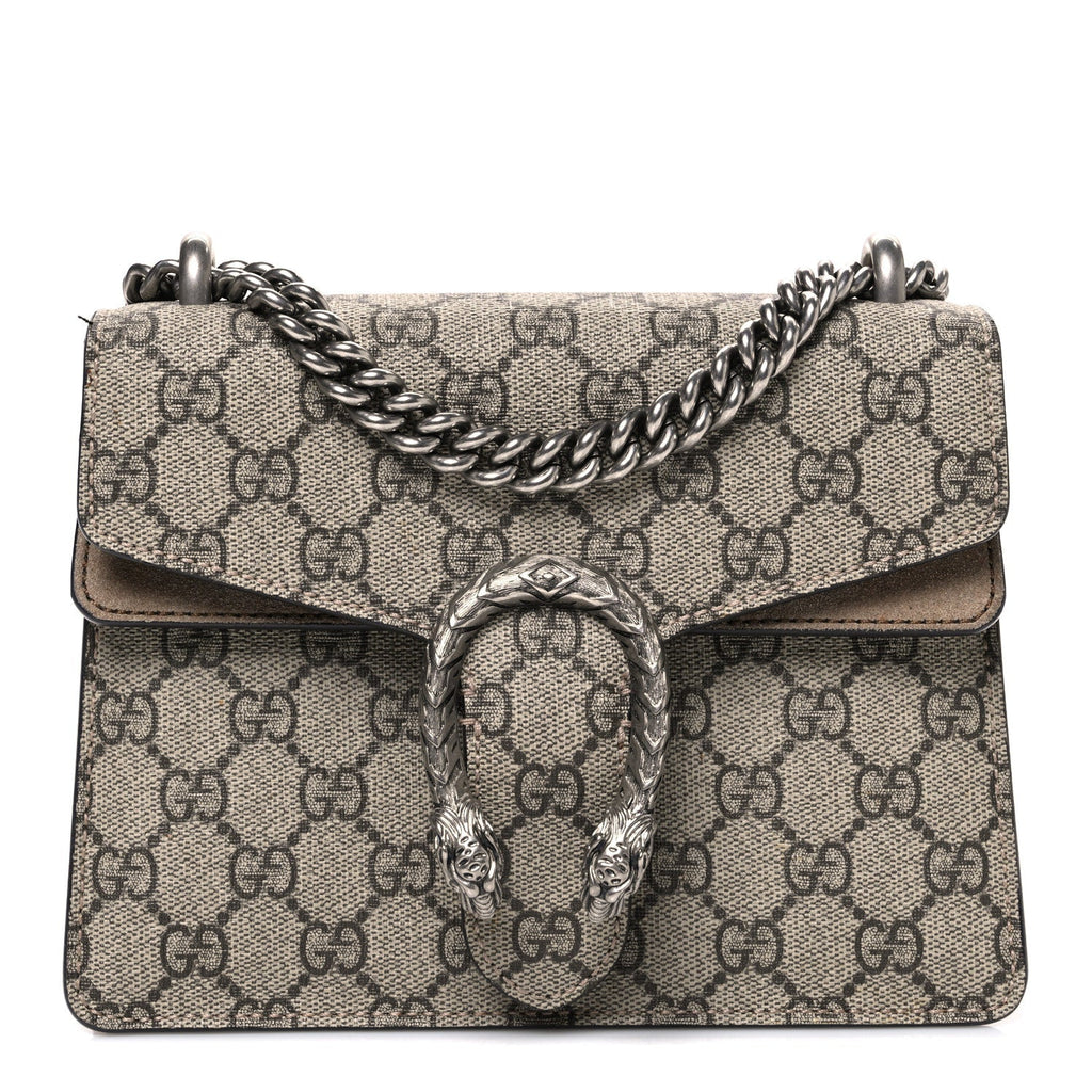 GG Supreme Monogram Mini Dionysus Shoulder Bag Taupe
