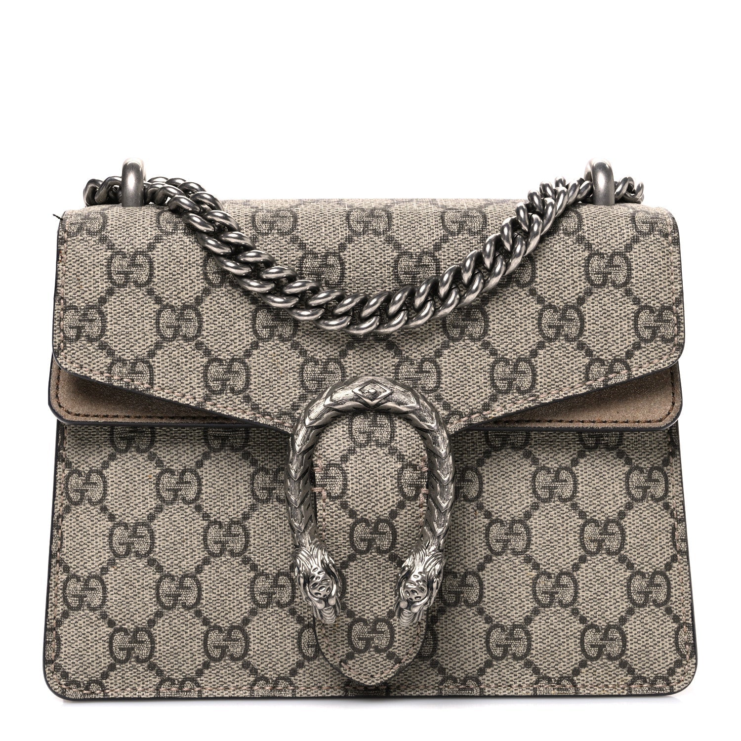 GG Supreme Monogram Mini Dionysus Shoulder Bag Taupe