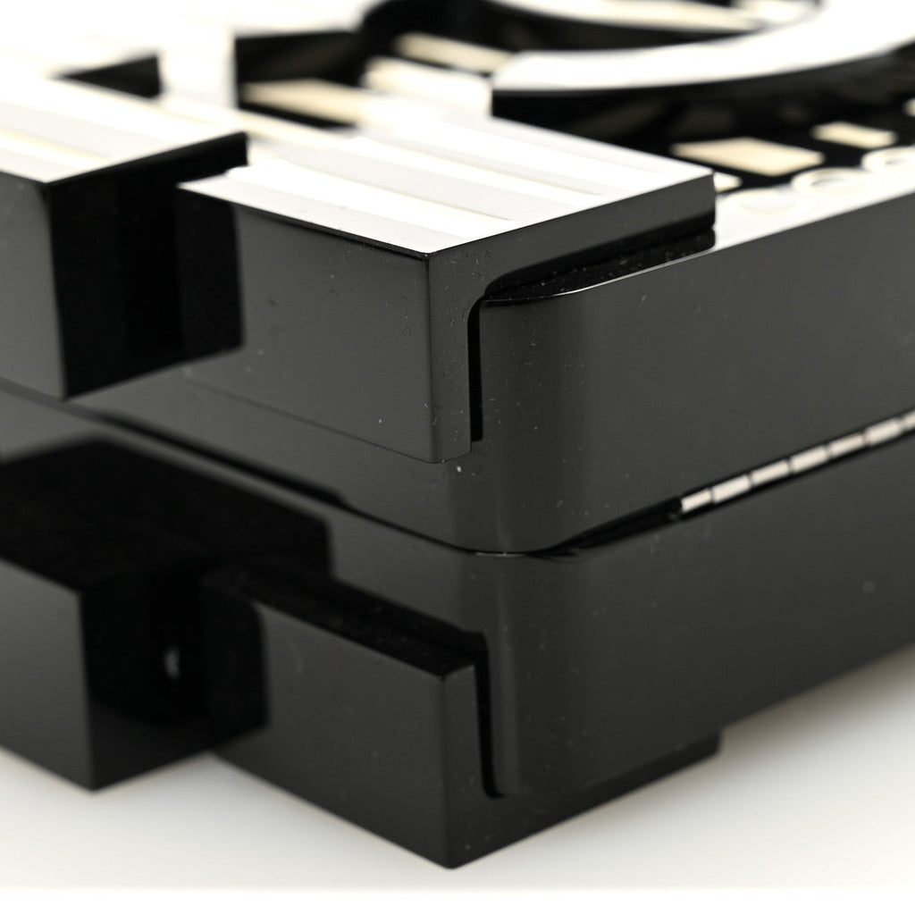 Plexiglass Barcode Boy Brick Lego Clutch Black