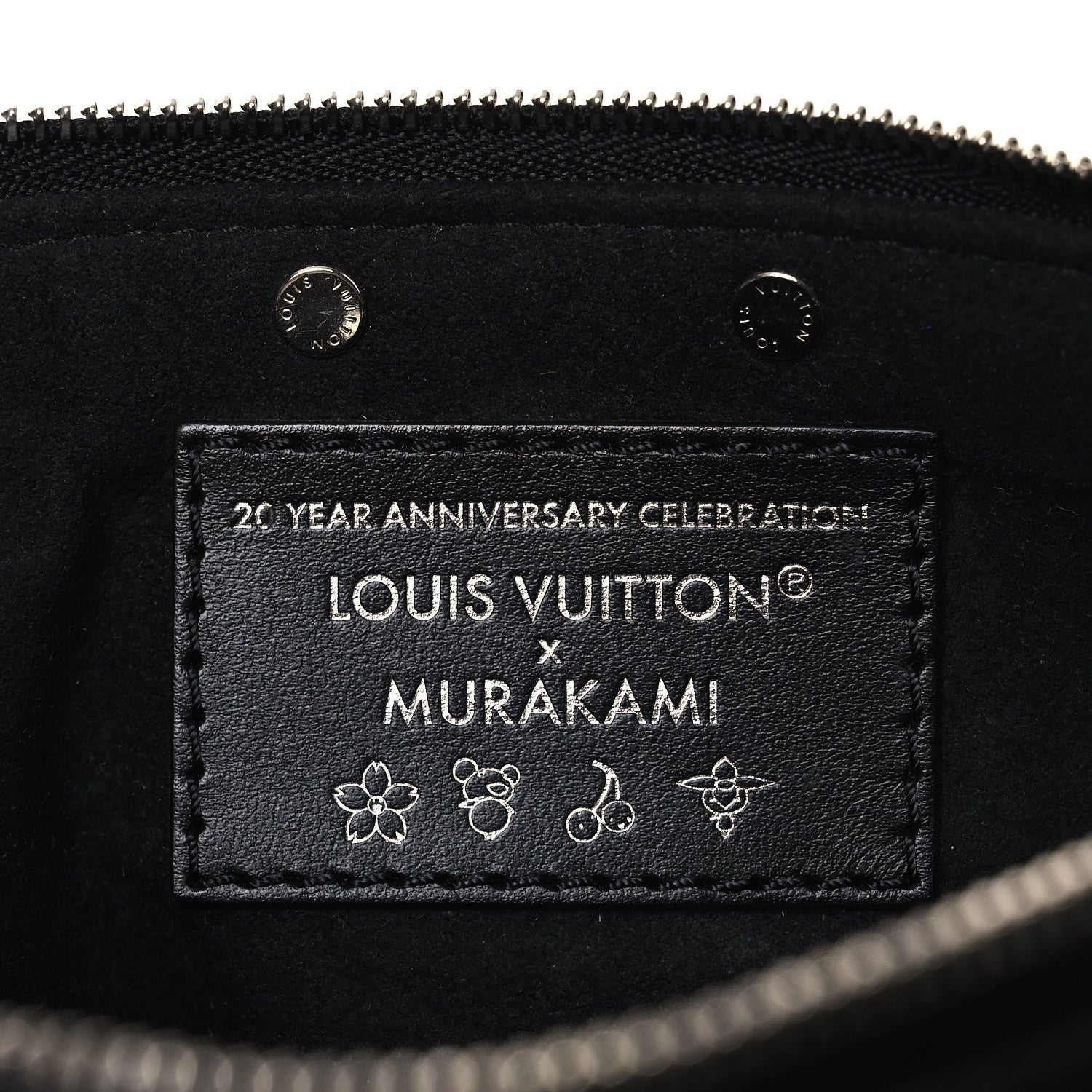 LV X TM Monogram Multicolor Pochette Accessories Black