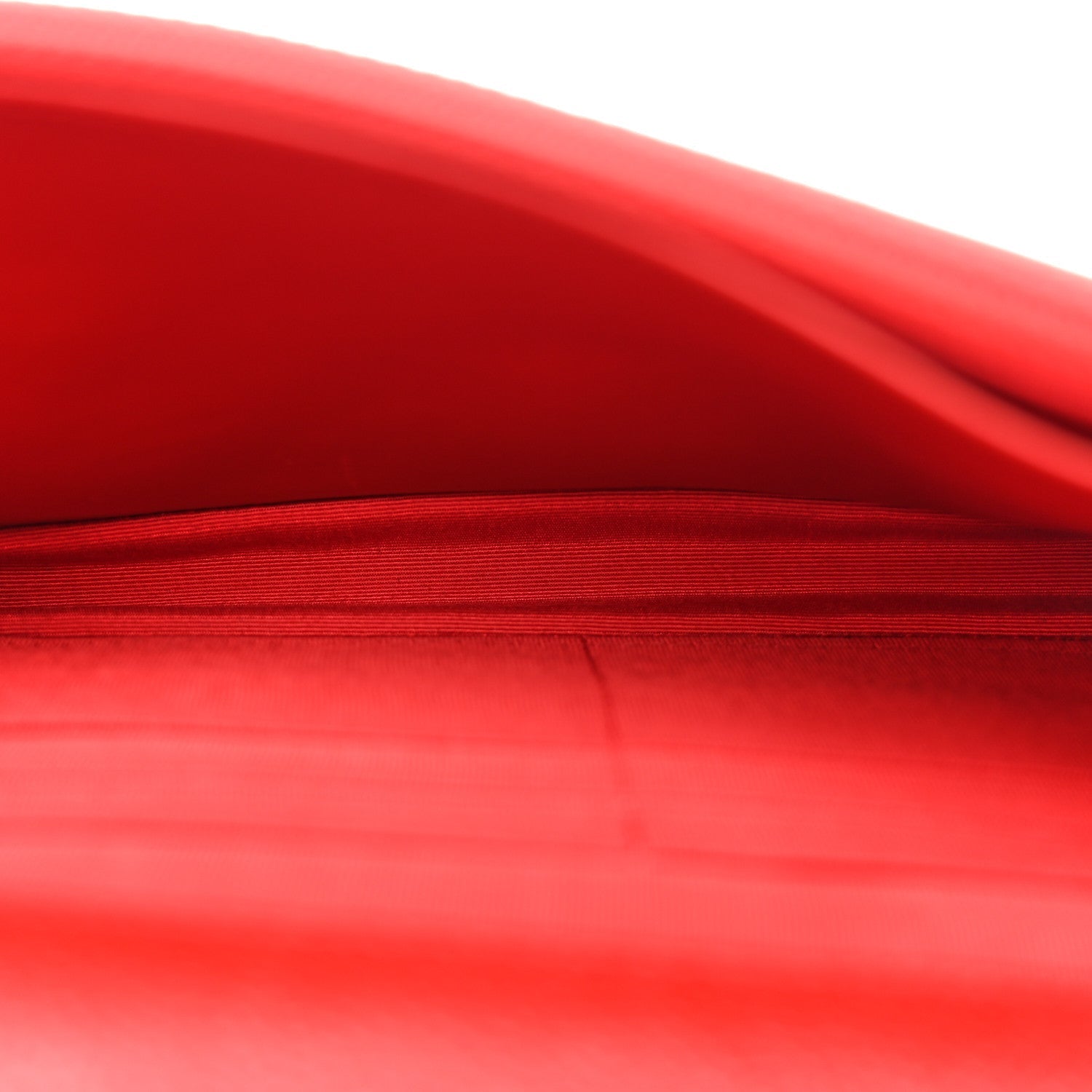 Caviar Quilted Wallet on Chain WOC Red