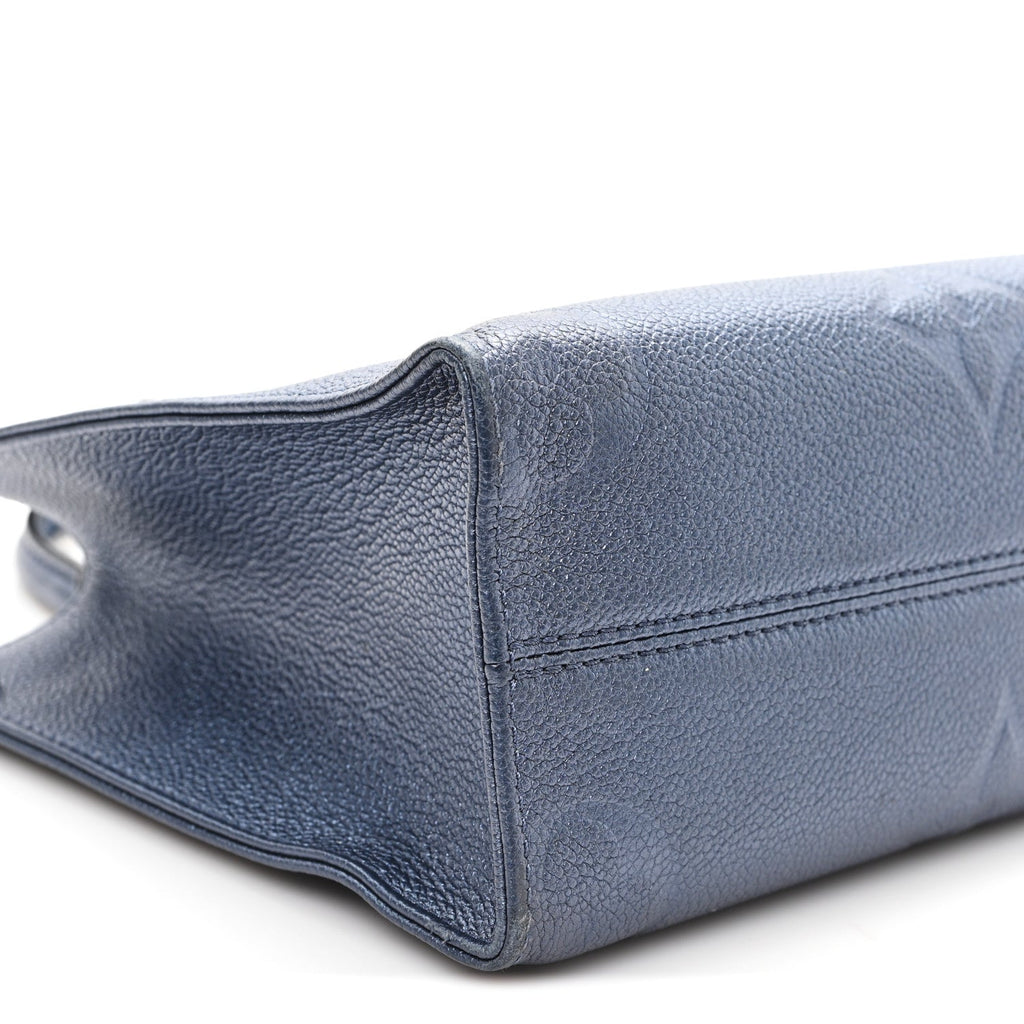 Metallic Empreinte Monogram Giant Onthego PM Navy Nacre