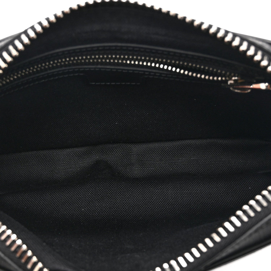 Soft GG Supreme Monogram Web Belt Bag Black Grey