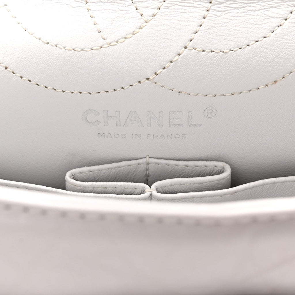 Aged Calfskin 2.55 Reissue 226 Flap White