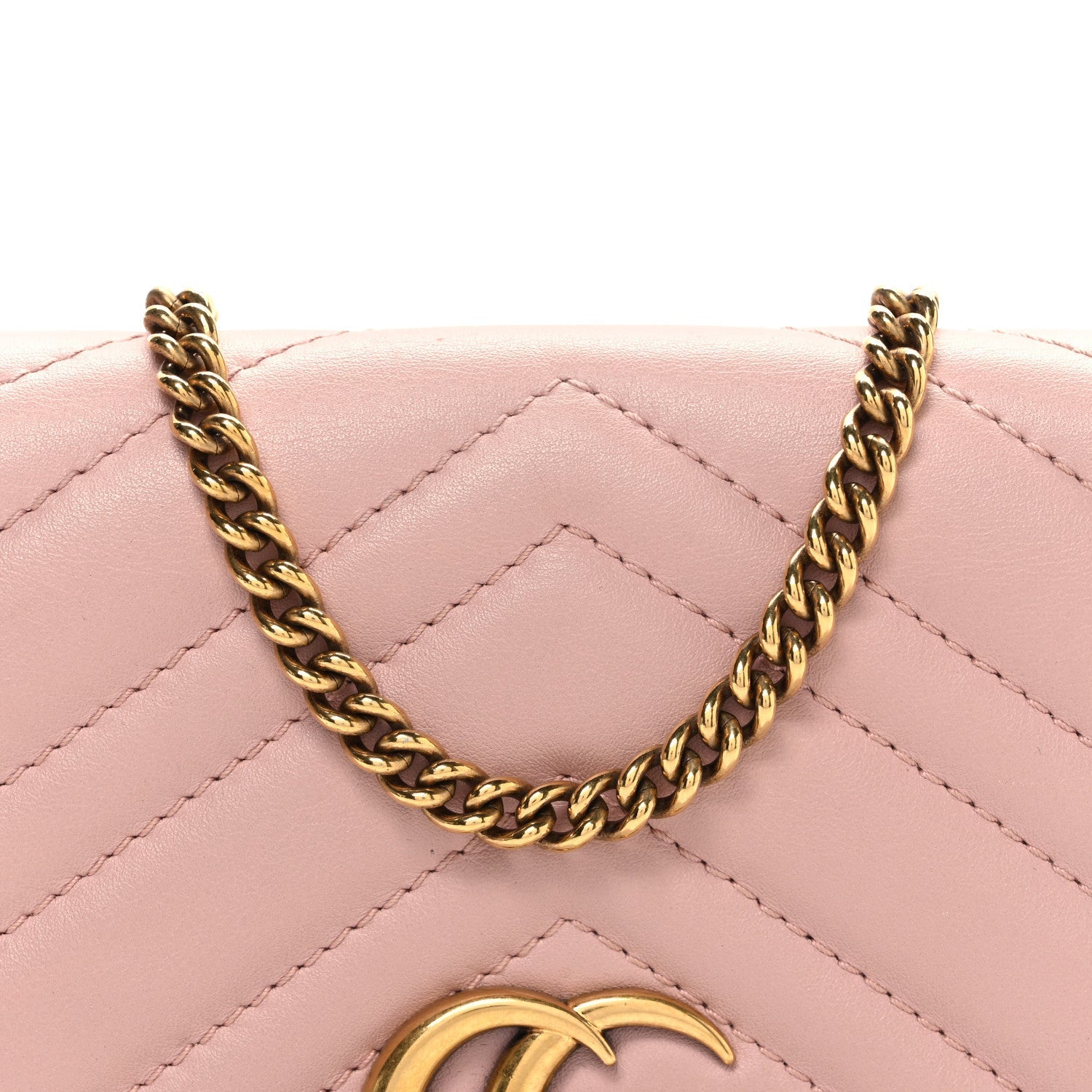 Calfskin Matelasse GG Marmont Mini Bag  Perfect Pink