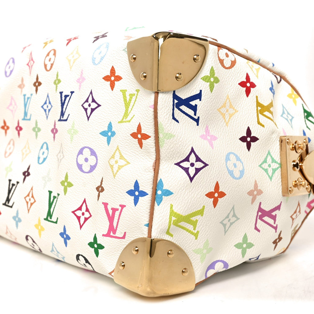 Monogram Multicolor Speedy 30 White