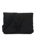 Nylon Medium Goya Puffer Bag Black