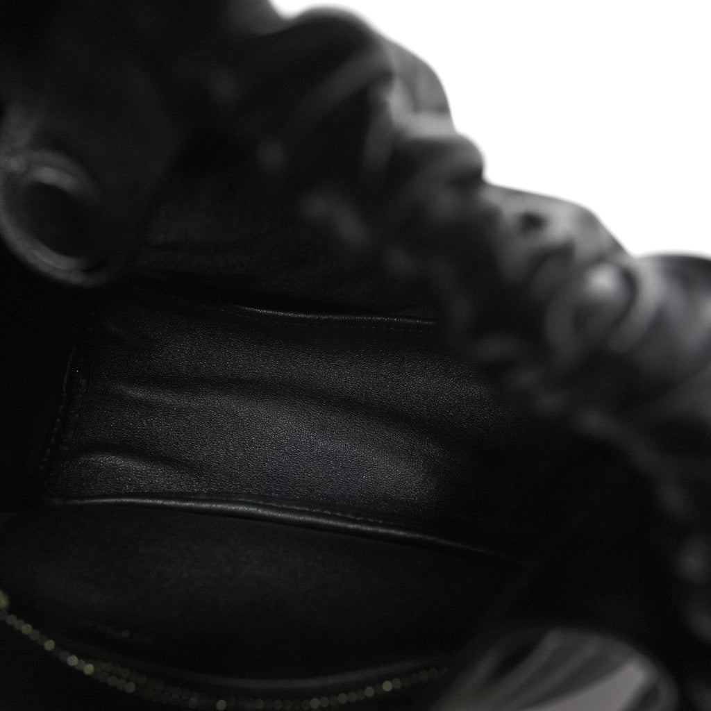 Nappa Small Squeeze Bag Black