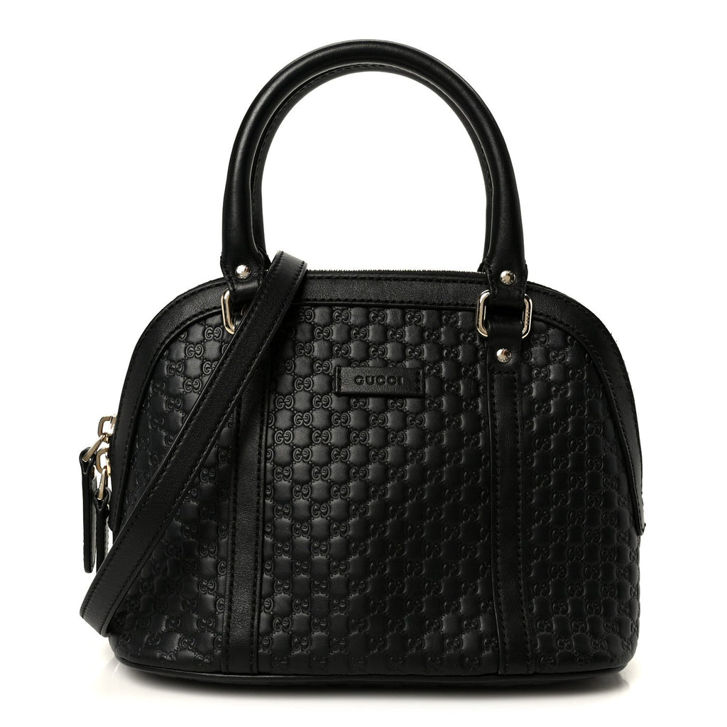 Microguccissima Mini Dome Bag Black