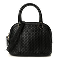 Microguccissima Mini Dome Bag Black