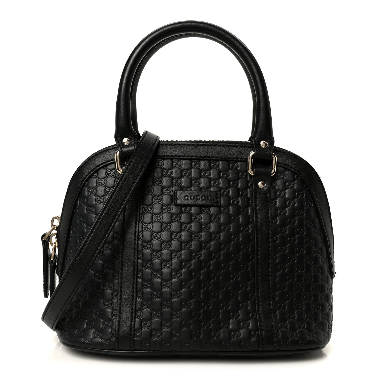 Microguccissima Mini Dome Bag Black