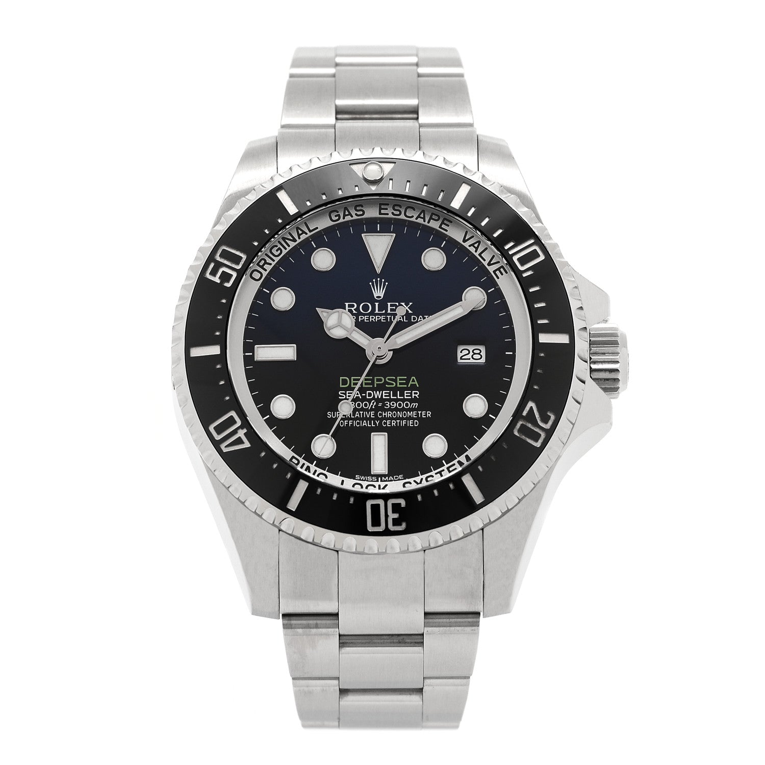 Stainless Steel 44mm Oyster Perpetual Date Sea-Dweller Deepsea James Cameron Watch 116660