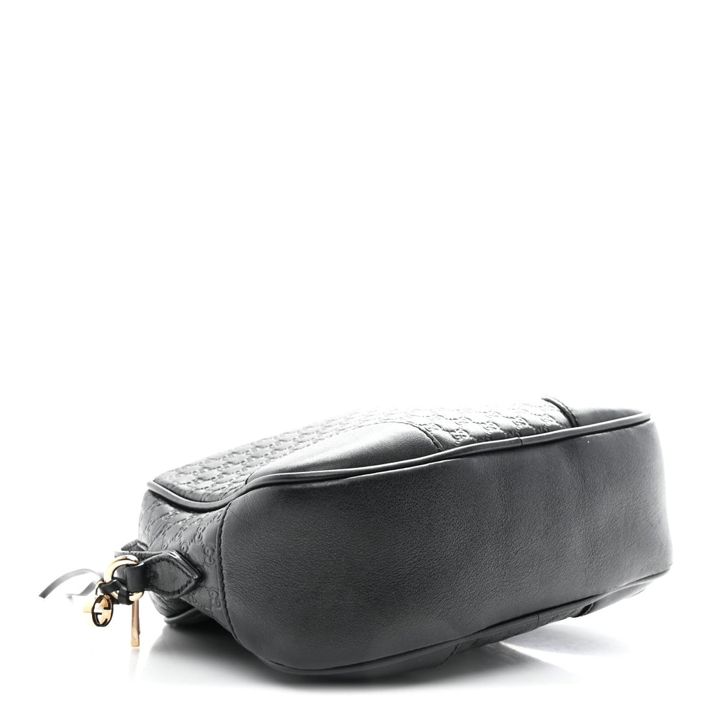 Microguccissima Mini Bree Messenger Bag Black