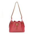 Caviar Quilted Mini Chanel 25 Handbag Coral