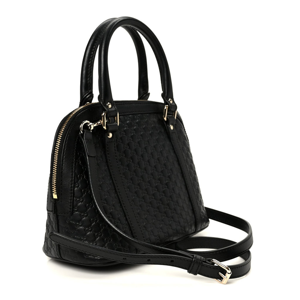 Microguccissima Mini Dome Bag Black
