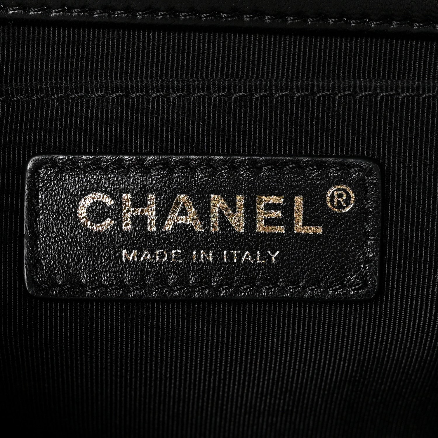 Lambskin Quilted Medium Boy Flap Black