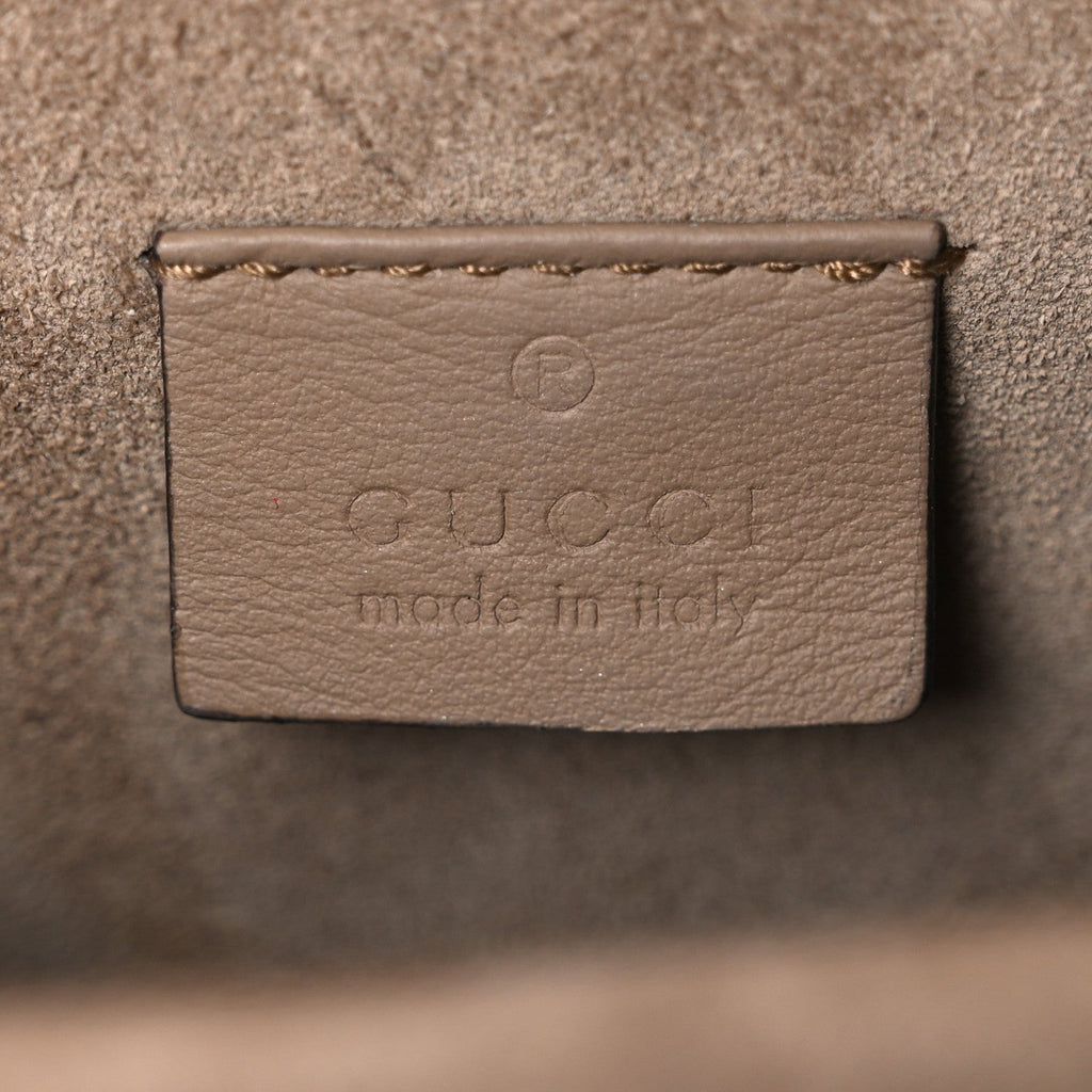 GG Supreme Monogram Mini Dionysus Shoulder Bag Taupe