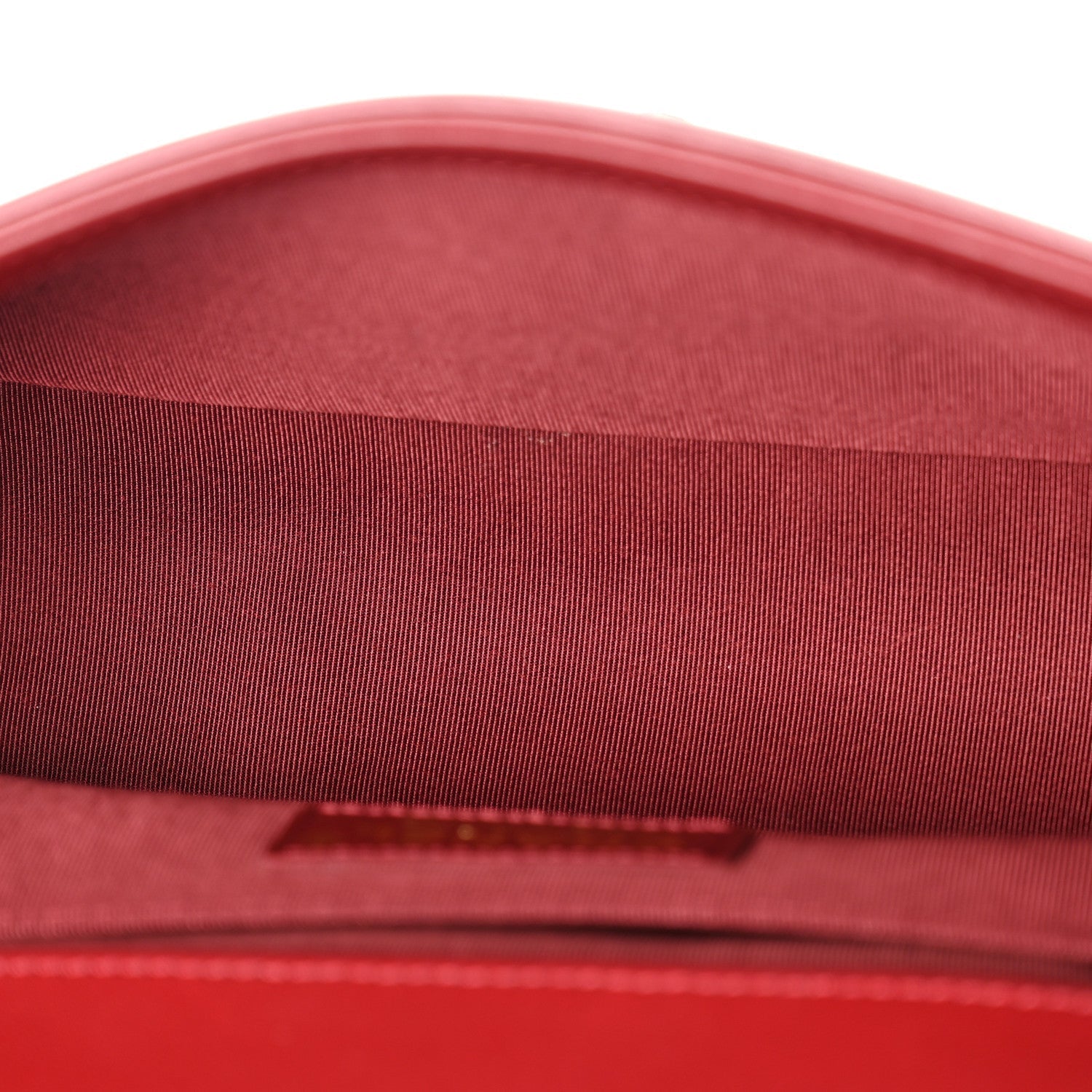 Lambskin Quilted Medium Boy Flap Red
