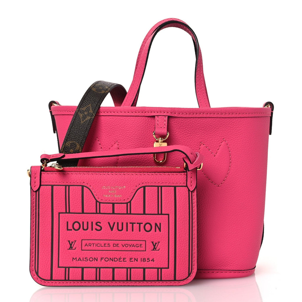 Monogram Neverfull Inside Out Bandouliere BB Rose Pondichery