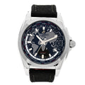 Stainless Steel Fabric 44mm Galactic Unitime Automtic Watch Black WB3510