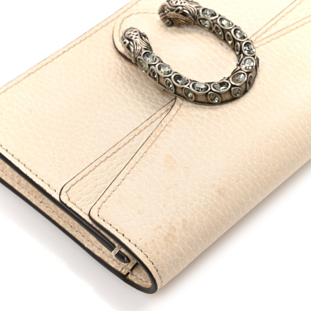 Dollar Calfskin Crystal Super Mini Dionysus Shoulder Bag Mystic White Black Diamond