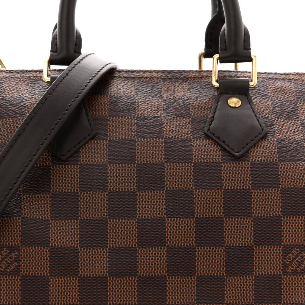 Damier Ebene Speedy Bandouliere 25