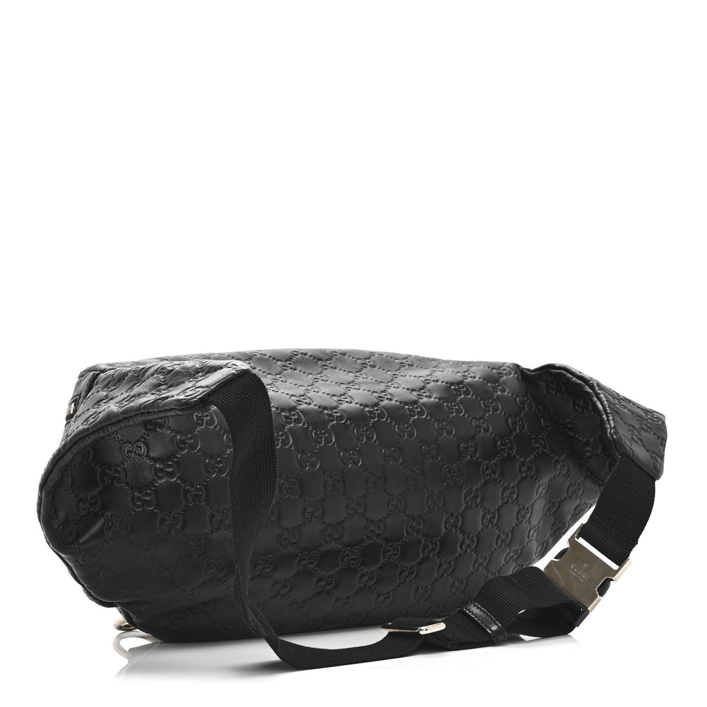Guccissima Web Belt Bag Black